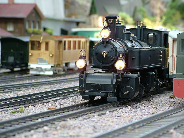 RhB Mallet in Schkeuditz unterwegs
