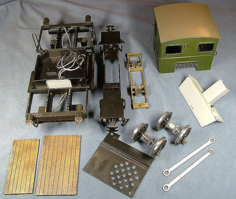 zerlegter Traktor