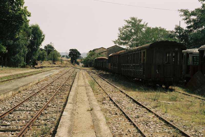 Bahnhofsgelände in Tirso