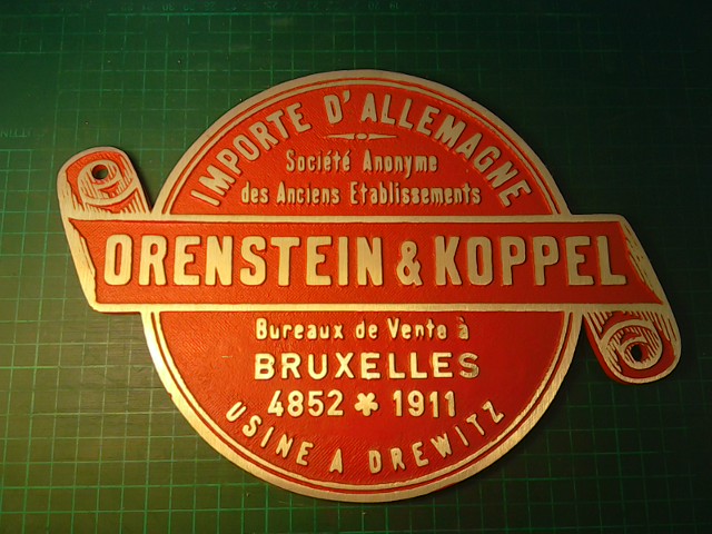 O&amp;K-Schild
