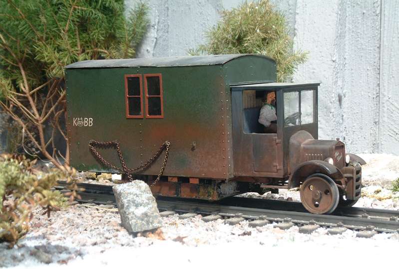 Katzbergbahn Schienen-LKW