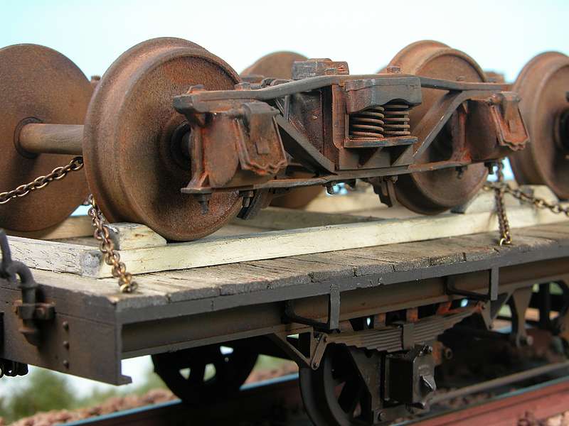 Flachwagen von Gecomodel mit Beladung