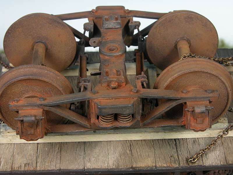 Flachwagen von Gecomodel mit Beladung