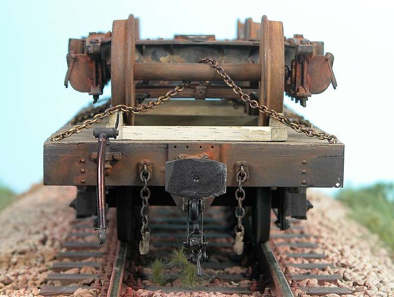 Flachwagen von Gecomodel mit Beladung