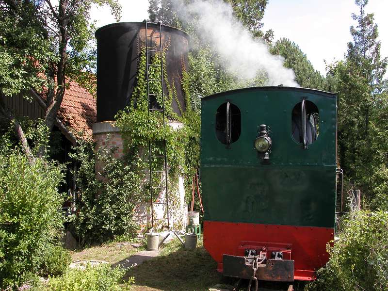 Emma vor dem Wasserturm