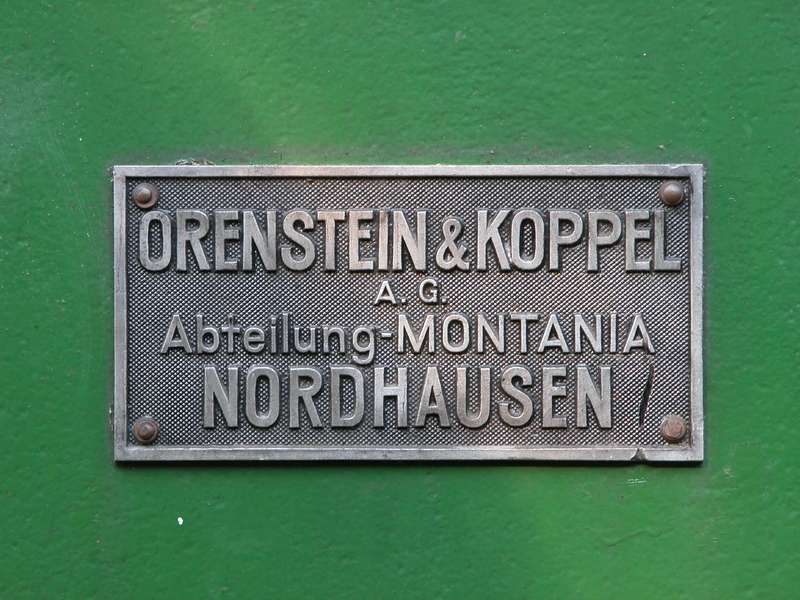 MSGB: O&K Fabrikschild
