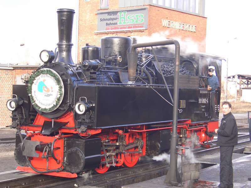 99 5902 Vorbereitung zum Weihnachtszug