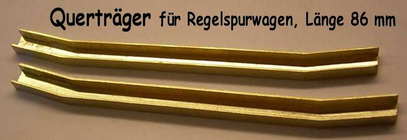 Querträger-Regelspurwagen