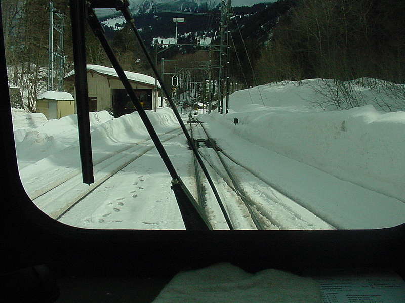 Ausfahrt aus Brünig-Hasliberg