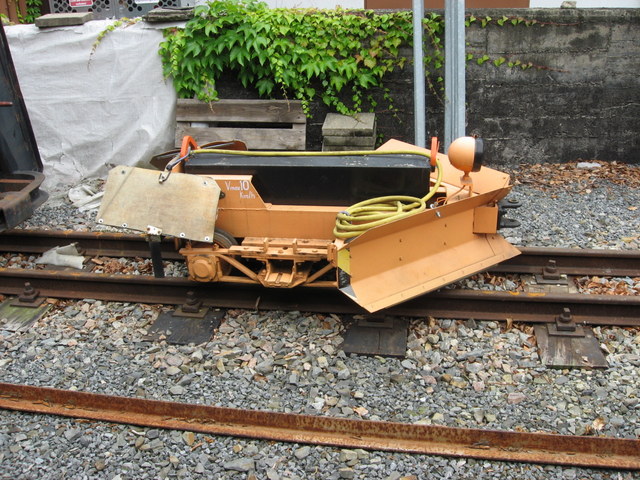 Schneepflug der Dresdener Parkeisenbahn