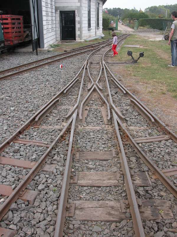 Weichen: Feldbahn-Dreiwegeweiche