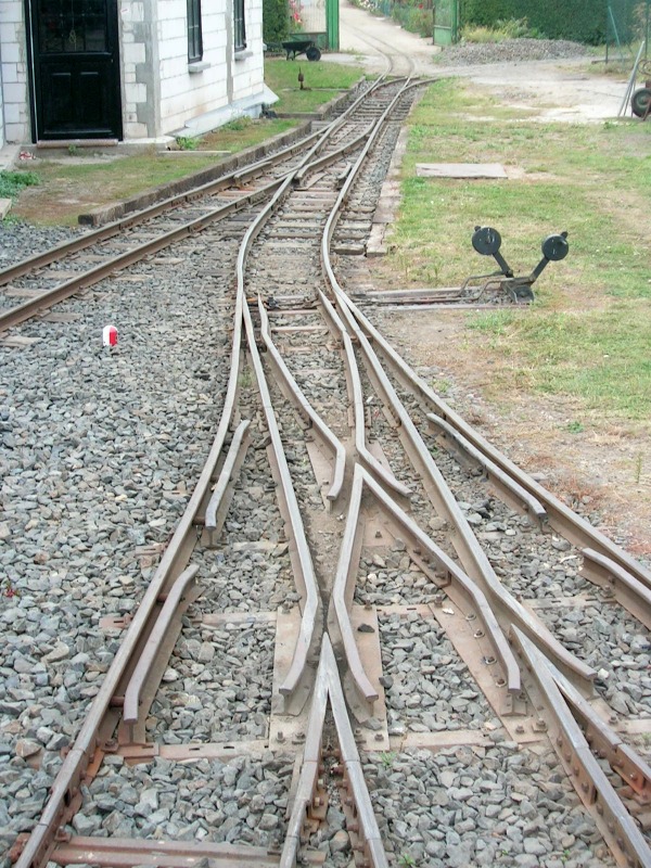 Weichen: Feldbahn-Dreiwegeweiche