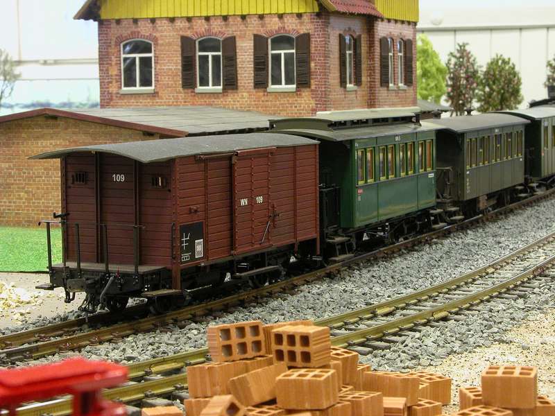 Personenbahnhof Aalen mit Wagen von Max