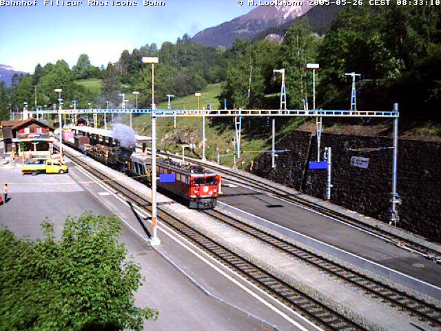Ein etwas anderer RhB Güterzug