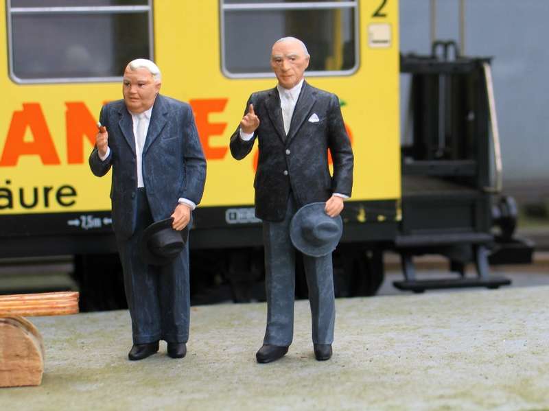 Adenauer und Erhard in Feldhausen