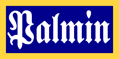 Palmin-Emailleschild