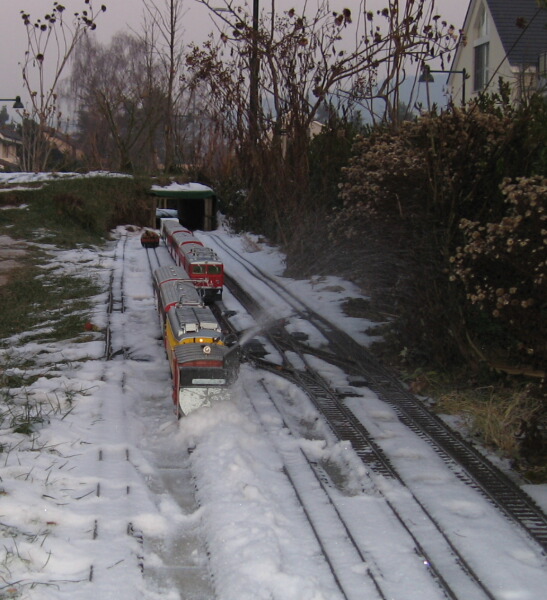die Schleuder im Einsatz