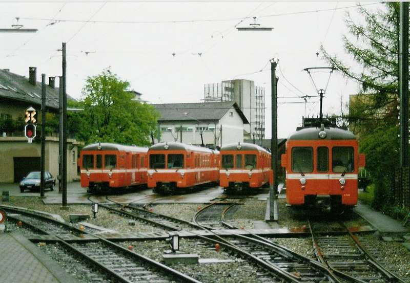 Wynen- und Suhrentalbahn Bahnhof Aarau Frühling