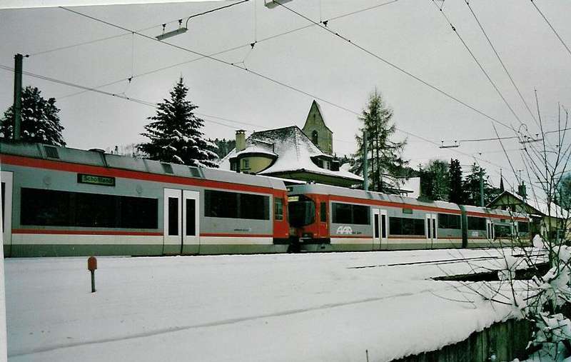Wynen- und Suhrentalbahn Bahnhof Schöftland Winter