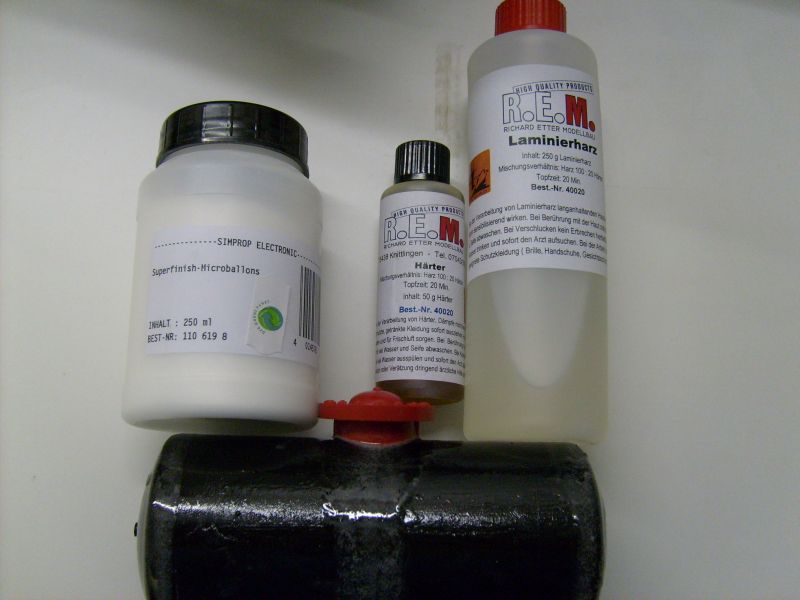 Epoxydharzversuche