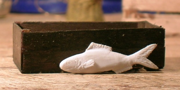 Polystyrol-Fisch