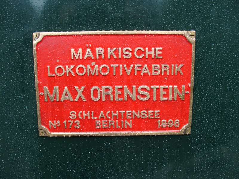 Fabrikschild der &quot;Max Orenstein&quot;