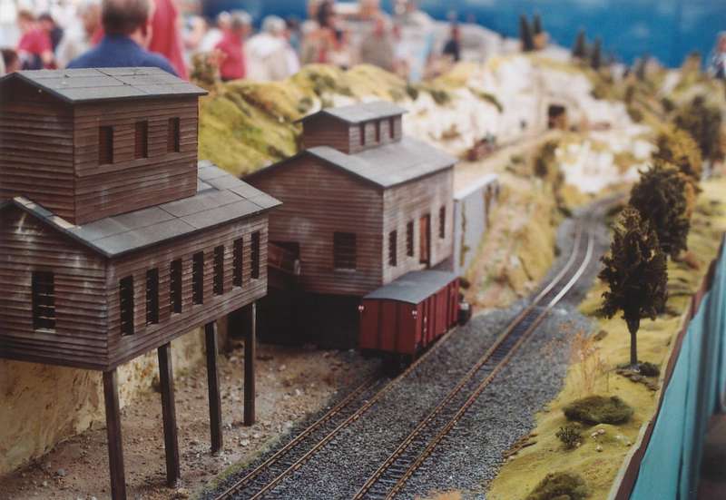 Bergwerk mit Verladung