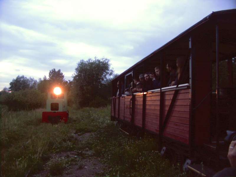 Umfahren durch die Wiese