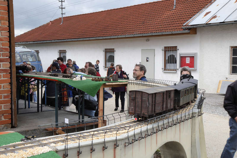 Blick vom Viadukt nach Elchingen