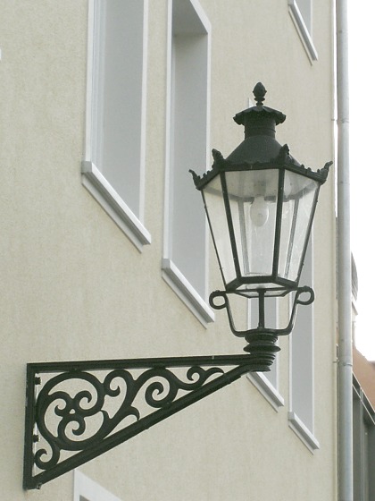 Straßenlampe aus Wittenberg - das Vorbild