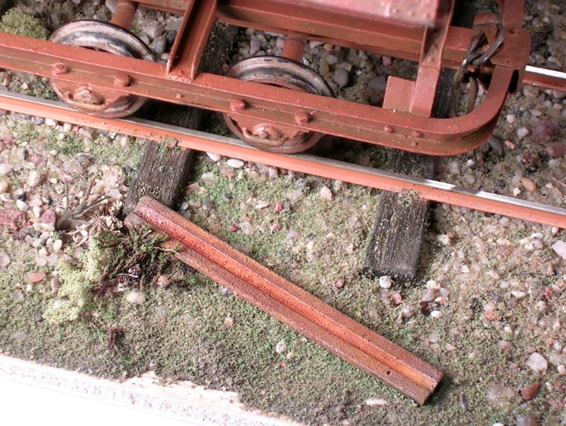 Stahlschwelle aus Polystyrol
