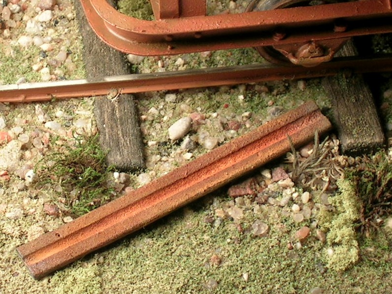 Stahlschwelle aus Polystyrol