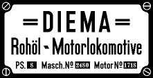 DIEMA-Maschinenschild