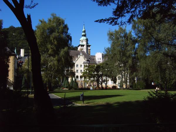 Schloßhotel mit Park