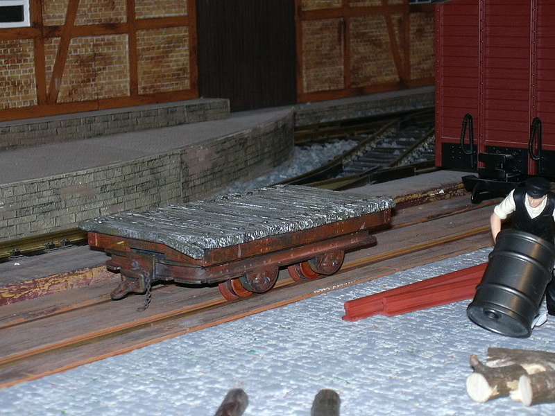 Feldbahn-Flachwagen