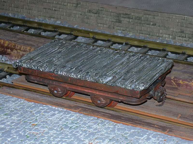 Feldbahn-Flachwagen