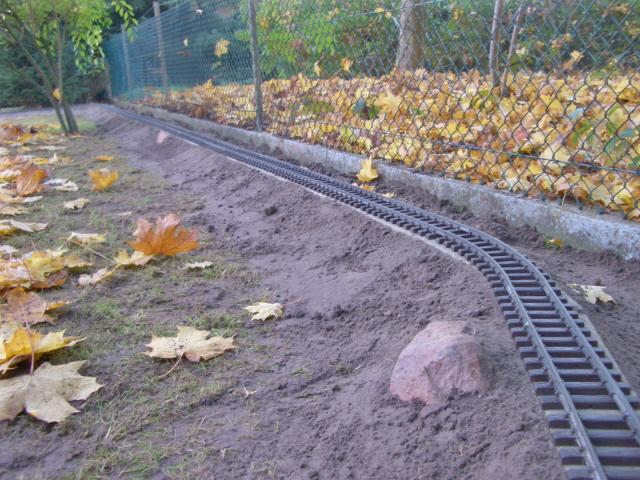 Entstehung des Bahndammes