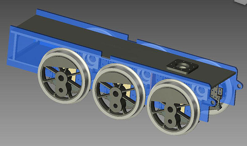 Drehgestell in CAD