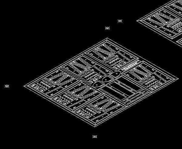 Ätzlayout Kratzklappen