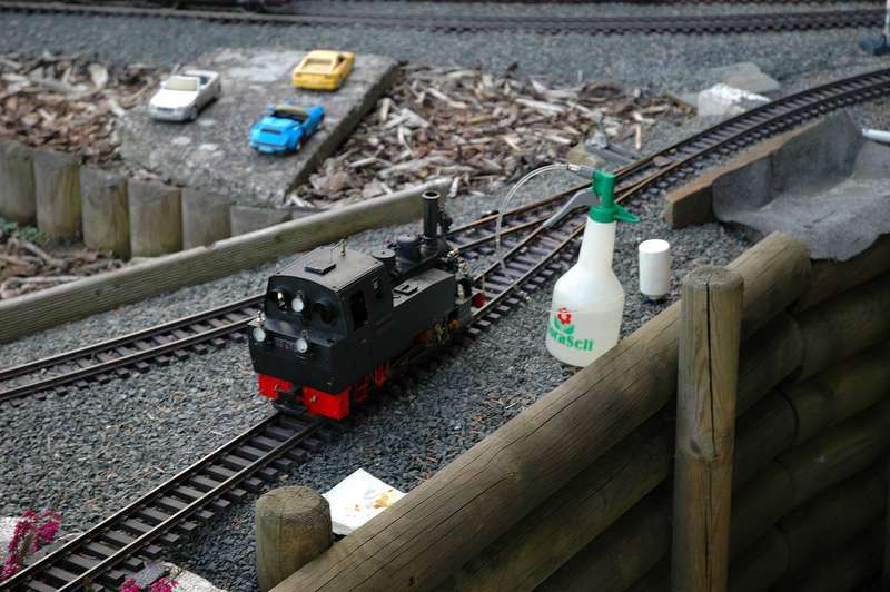 4701 auf Wartungsgleis