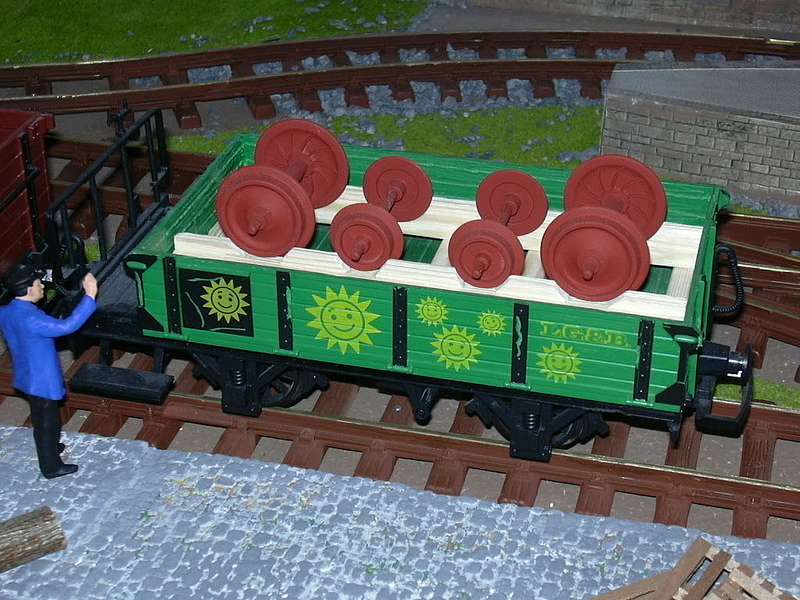 Niederbordwagen bel.