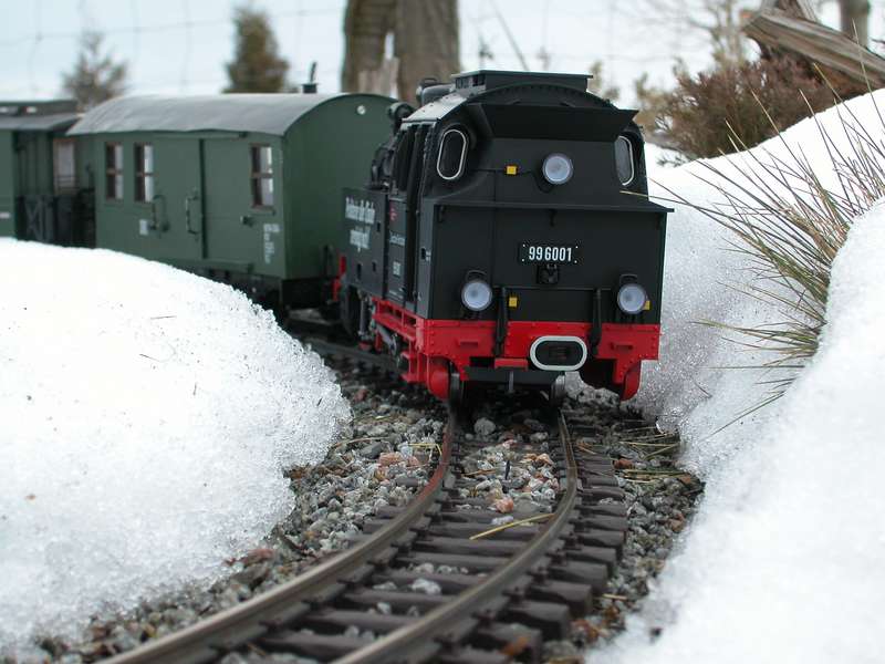 Harzquer im Schnee