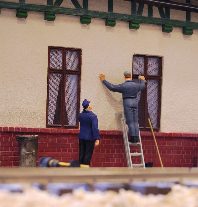 Mit dem Fensterputzer im Gespräch