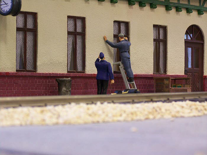 Szene am Kleinbahnhof