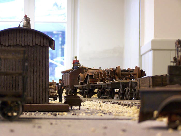 Schrott auf der Kleinbahn