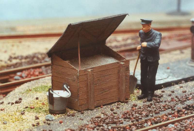 die fertige Sandkiste