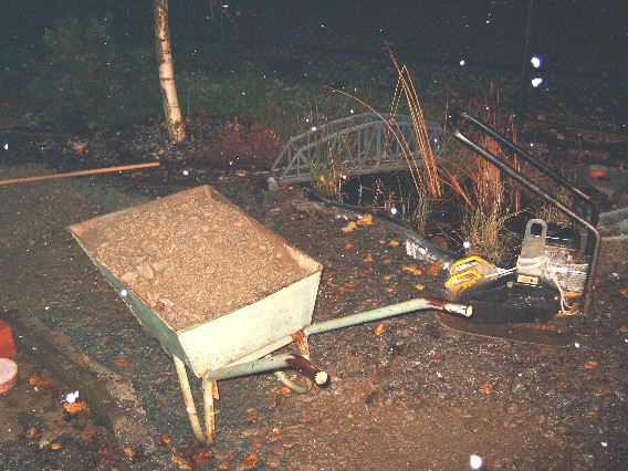 Ausbau im Dunkel