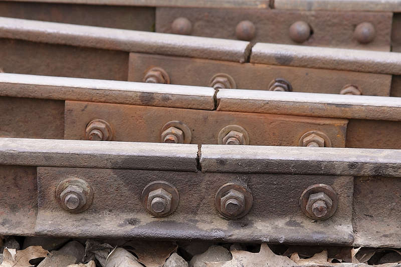 Lasche im 600mm Feldbahngleis