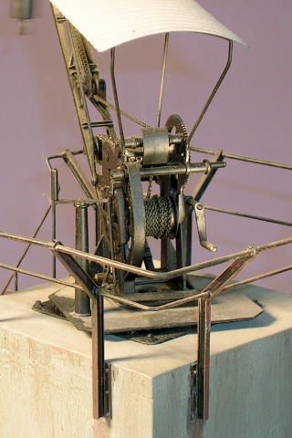 Detail eines funktionalen Bekohlungskrans