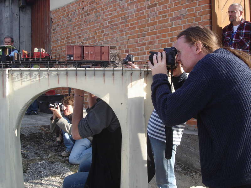 Fotografen bei der Arbeit.